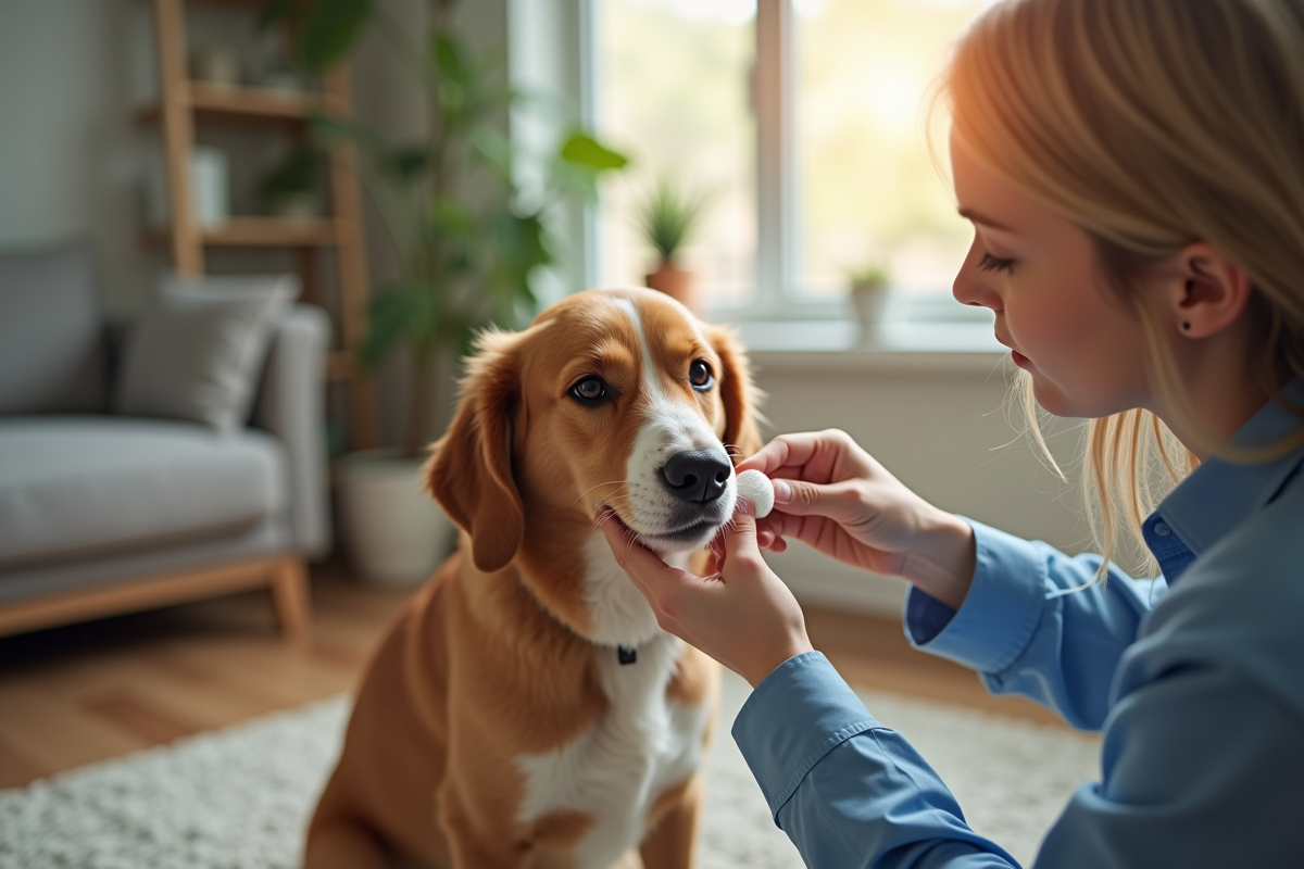 chien malade